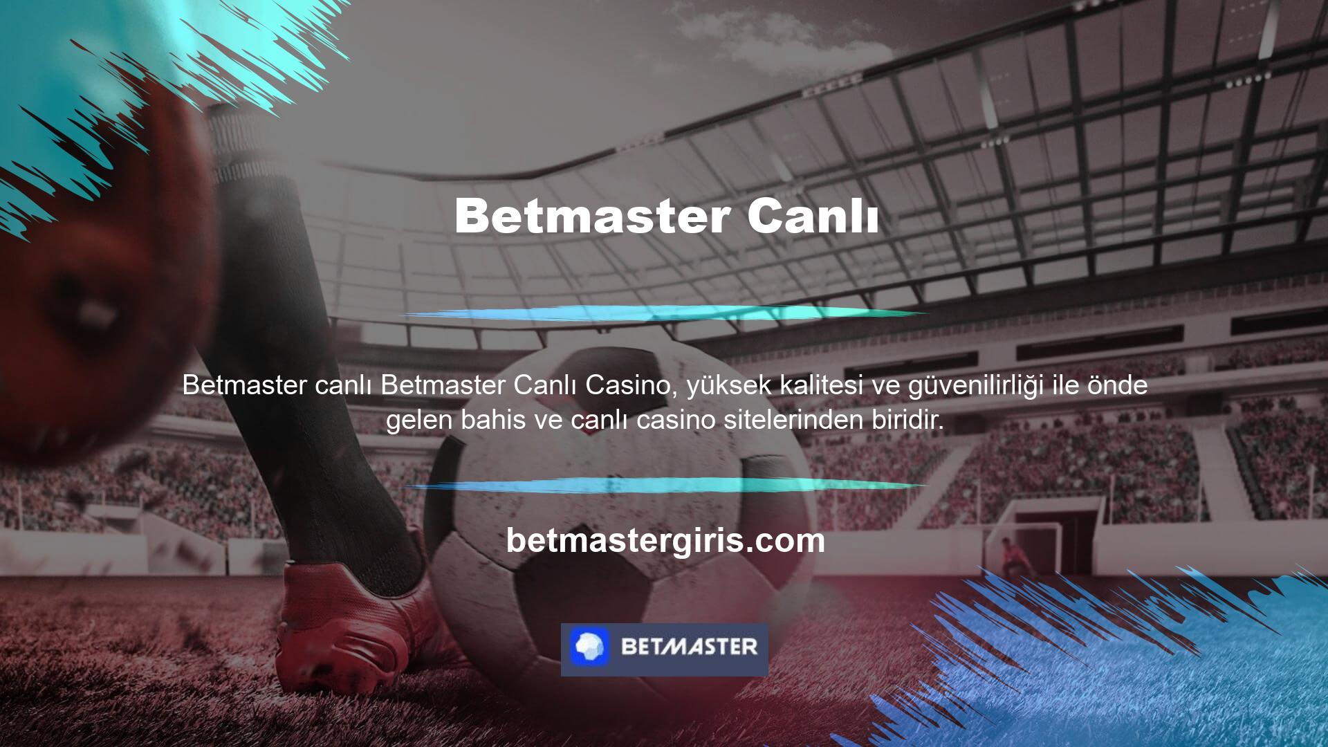 Betmaster canlı casino oyunları, çeşitli oyunlar oynamak isteyenler için çeşitli oyunlar içermektedir