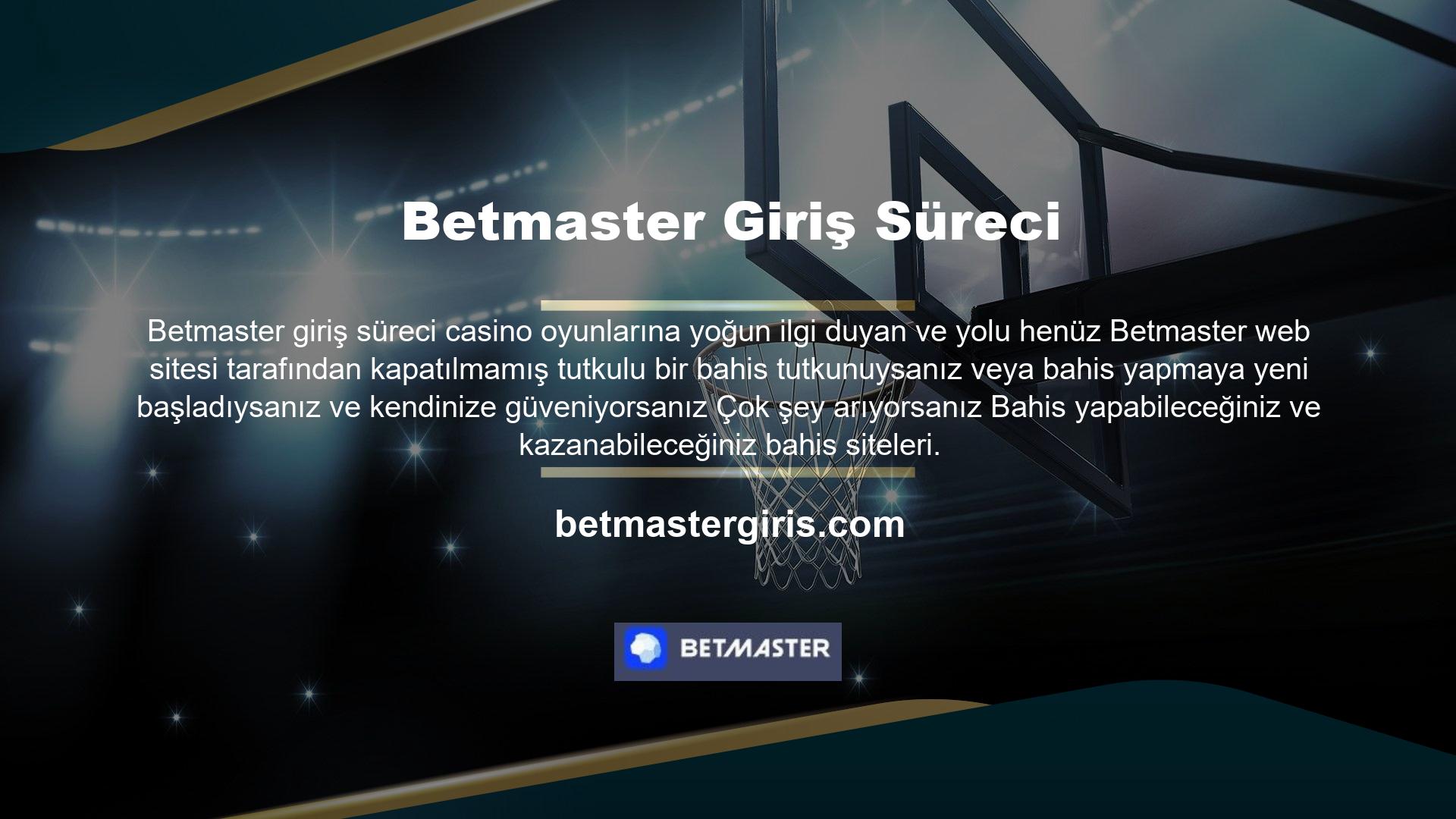Para, Betmaster web sitesi sizi bekliyor